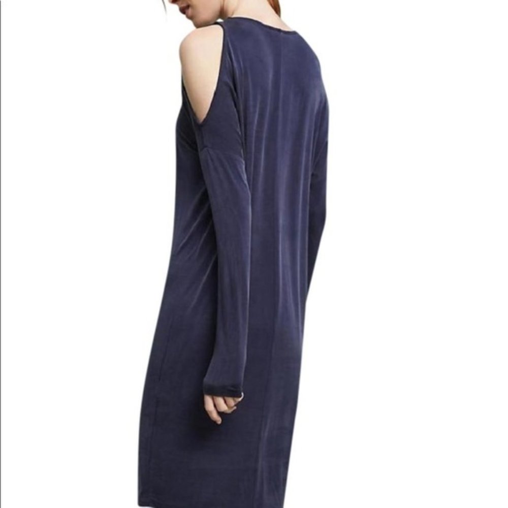 NWT Women Size Small Eri Ali Anthropologie Unstructured Slit Sleeve Cocoon Dress - Picture 4 of 4